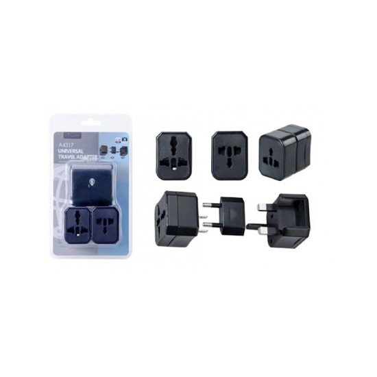 ADAPTADOR DE VIAGEM UNIVERSAL ONEPLUS 3 EM 1 A4317 PRETO ADAPTADOR DE VIAGEM UNIVERSAL ONEPLUS 3 EM 1 A4317 PRETO